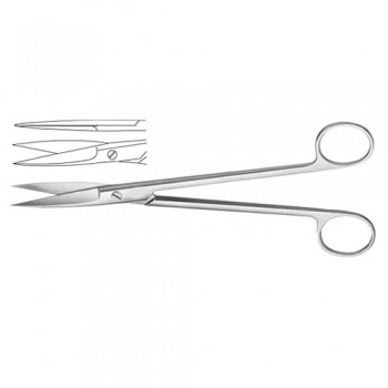 Sims Gynecological Scissor Straight - Shar/Sharp Stainless Steel, 20 cm - 8"